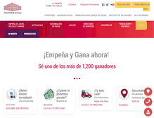 Tablet Screenshot of montepiedad.com.mx